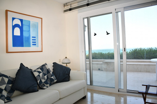 Gästezimmer mit direkten Zugang zur Terrasse