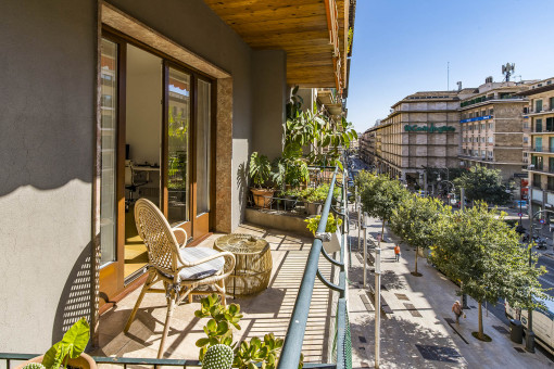 Lichtdurchflutete, komplett renovierte Wohnung in der Altstadt von Palma