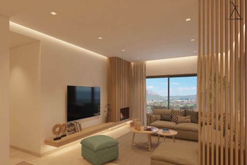 Neubau Etagenwohnung mit Tiefgaragenstellplatz in Santa Ponsa