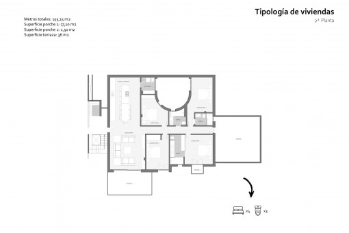 Grundriss 1. Etage