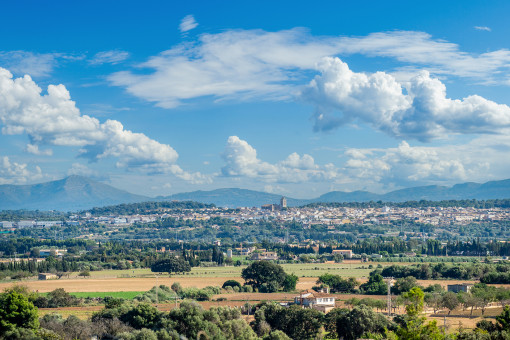 Blick über die Landschaft