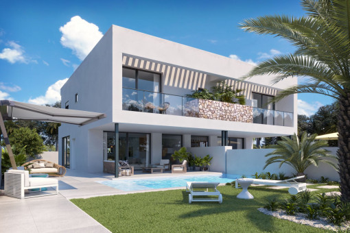 Passivhaus-Projekt mit Wohlfühlcharakter und Pool in Sa Cabaneta
