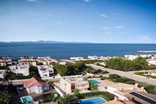 Bauprojekt für eine Villa mit Pool in grüner Gegend von Sant Pere, in Meeresnähe