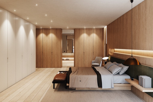 Schlafzimmer mit Badezimmer en Suite