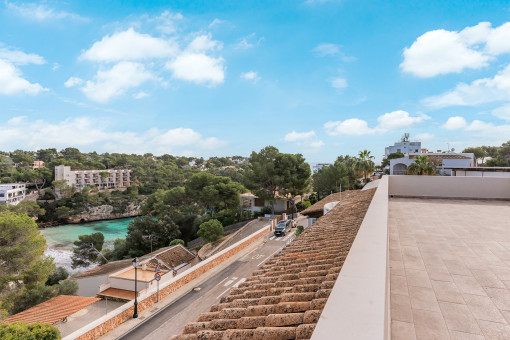 Meerblick Wohnung im obersten Stockwerk in Cala Santanyí