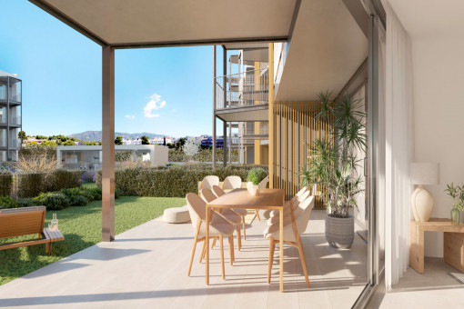 Neues 2-Schlafzimmer Apartment mit großzügiger Terrasse in Strandnähe Palmanova