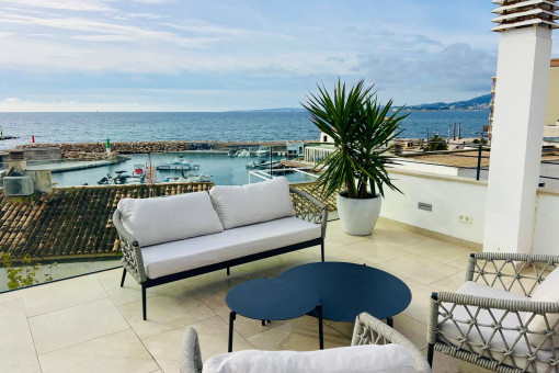 Private Rooftop-Terrasse mit Panoramablick 