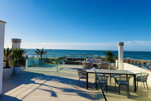 Private Rooftop-Terrasse mit Panoramablick 