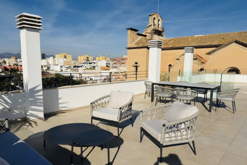 Private Rooftop-Terrasse mit Panoramablick 