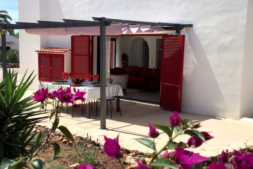 Überdachte Terrasse