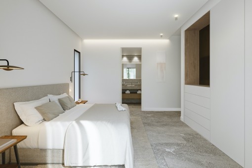 Schlafzimmer mit Badezimmer en Suite