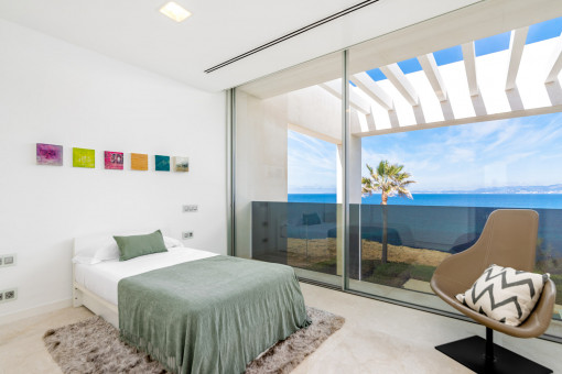 Weiteres Schlafzimmer mit Meerblick
