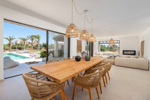 Offener Wohn-und Essbereich