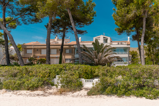Blick zur Wohnung vom Strand aus