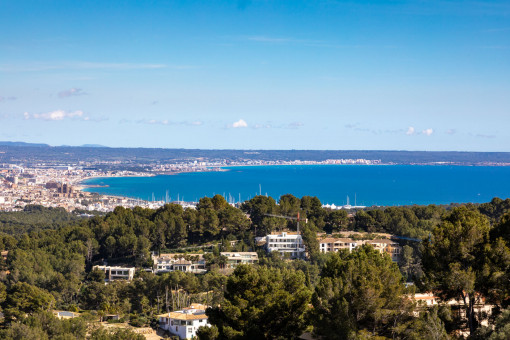 Fantastischer Panoramablick über die Bucht von Palma