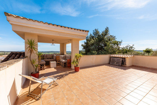 Wohnung mit großer Terrasse und Gemeinschaftspool in Sant Joan
