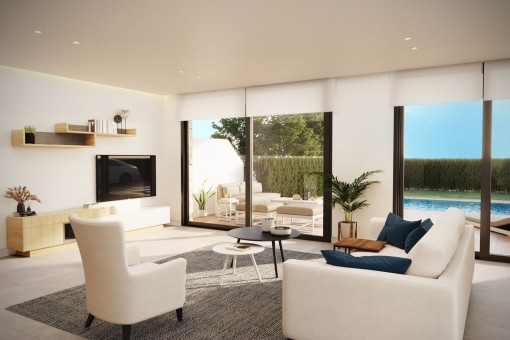 Neubau 2-Schlafzimmer-Wohnungen mit Pool in Cala Ratjada