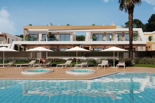 Neubau 2-Schlafzimmer-Wohnungen mit Pool in einer Luxusanlage in Cala Ratjada