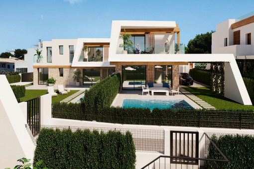 Luxus-Neubau-Doppelhaushälften mit allen Annehmlichkeiten in Cala Ratjada