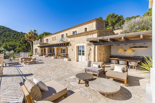 Terrace and exterior kitchen