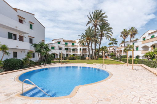 Kleines gepflegtes Apartment in einer beliebten Anlage in Cala Santanyi