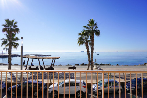 Luxuswohnung in erster Meereslinie mit 2 Terrassen und atemberaubendem Blick über die Bucht von Portixol