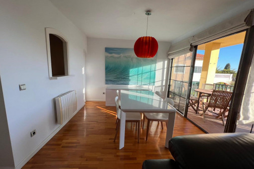 Access to the balcony