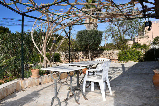 Ansicht der Terrasse