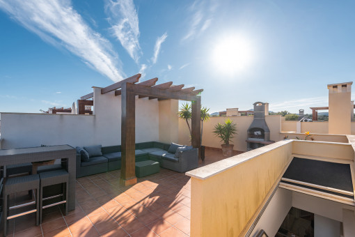 Dachterrasse mit Chill Out Lunge