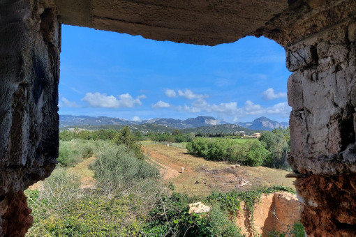 Rustikales Finca-Grundstück mit Steinhaus zur Sanierung in Consell