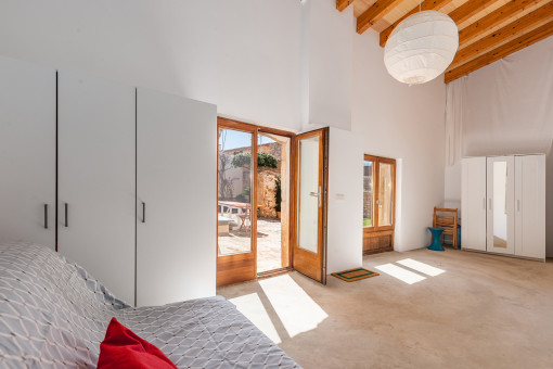 Separates Gästezimmer im Patio