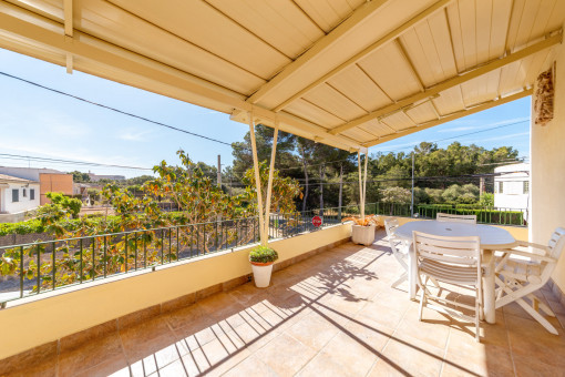 Überdachte Terrasse