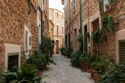 Renoviertes Stadthaus mit mallorquinischem Charakter in der Altstadt von Fornalutx