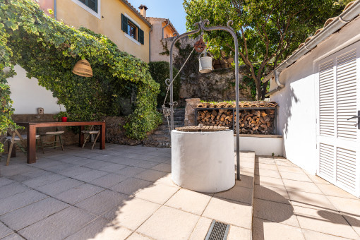 Sonnige Terrasse