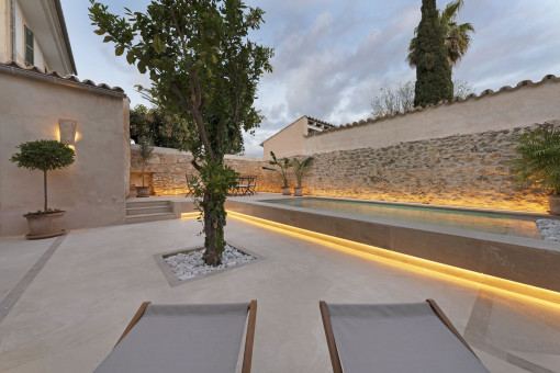 Idyllische Terrasse