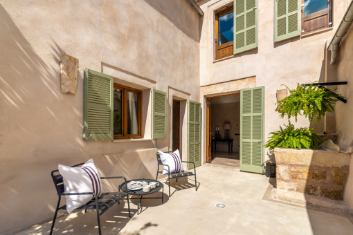 Authentische Terrasse