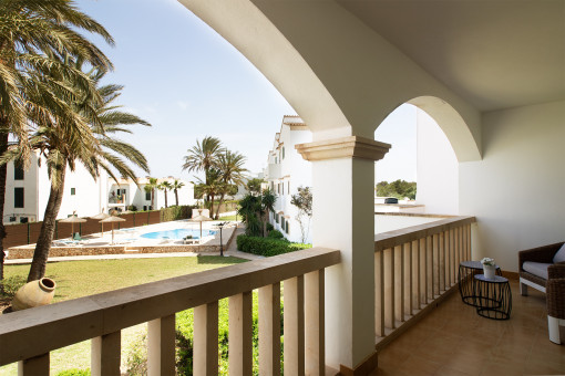 Strandnahe Wohnung mit Gemeinschaftspool in Cala Santanyí