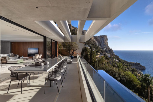 Terrasse mit Meerblick