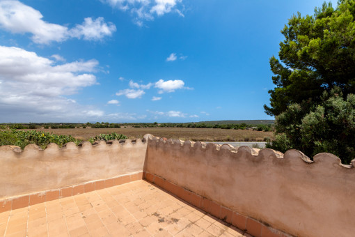 Beeindruckender Landschaftsblick von der Dachterrasse aus