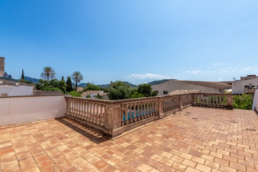 Große Dachterrasse