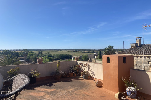Sonnige Dachterrasse