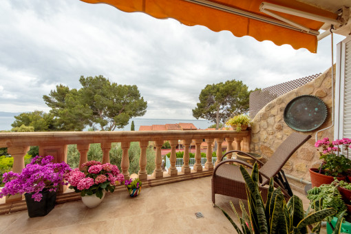 Meerblick Apartment in Südausrichtung mit tollem Blick über die Bucht von Alcudia in Meeresnähe