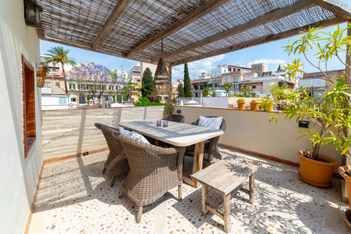 Duplex-Penthouse mit privater Dachterrasse im Zentrum der malerischen Altstadt von Palma