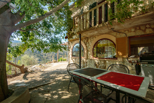 Unüberdachte Terrasse