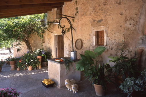 Überdachte Terrasse
