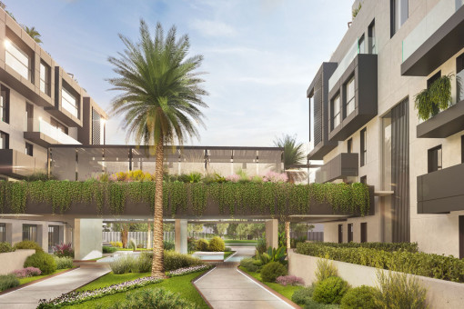 Innovatives Luxus Penthouse mit eigener Dachterrasse und Tiefgarage in Nou Llevant