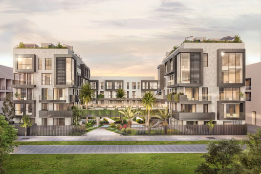 Innovatives modernes Appartment mit Tiefgaragestellplatz in Nou Llevant