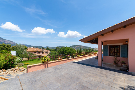 Terrasse mit Panoramablick