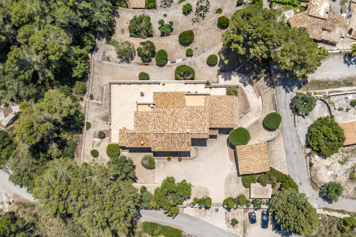 Finca aus der Vogelperspektive