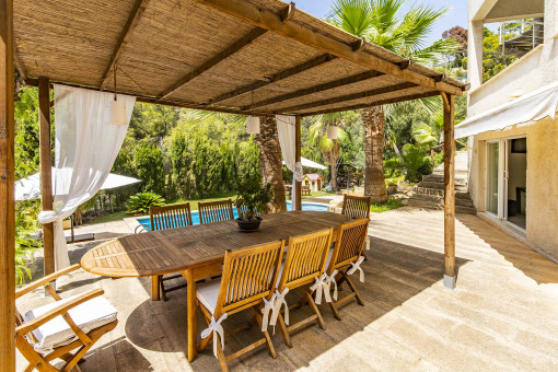 Herrliche Terrasse im Freien